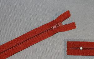 Fermeture à glissière - Rouge Brique - 20cm