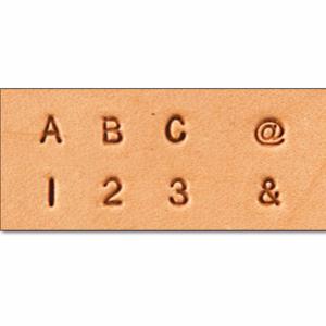 Matoir pour Cuir - Lot Alphabet et Chiffres à frapper - Standard - 3 mm [8137-10]